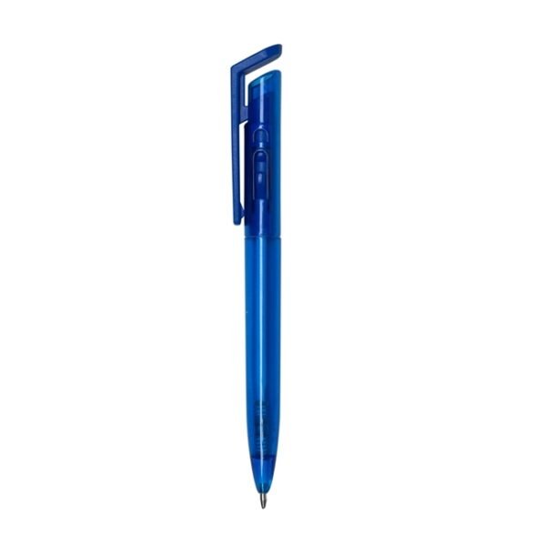 Caneta Plástica na cor azul