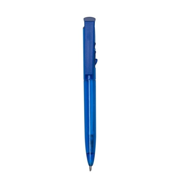 Caneta Plástica na cor azul