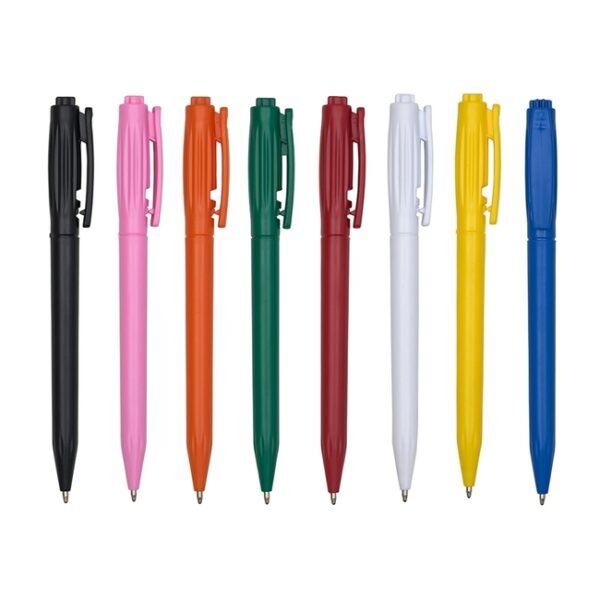 Caneta Plástica Várias Cores