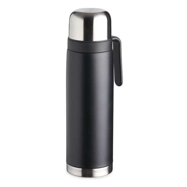 Garrafa Térmica Inox 1 Litro-PRETO
