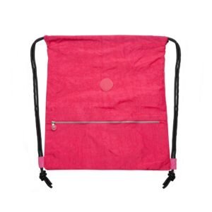 Mochila Saco Nylon Impermeável Pink