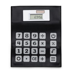 Mouse Pad com Calculadora Solar Preta