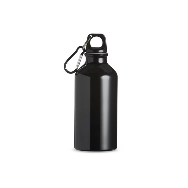 Squeeze-Aluminio-420ml-PRETO Squeeze de Alumínio na cor Preto com 420ml