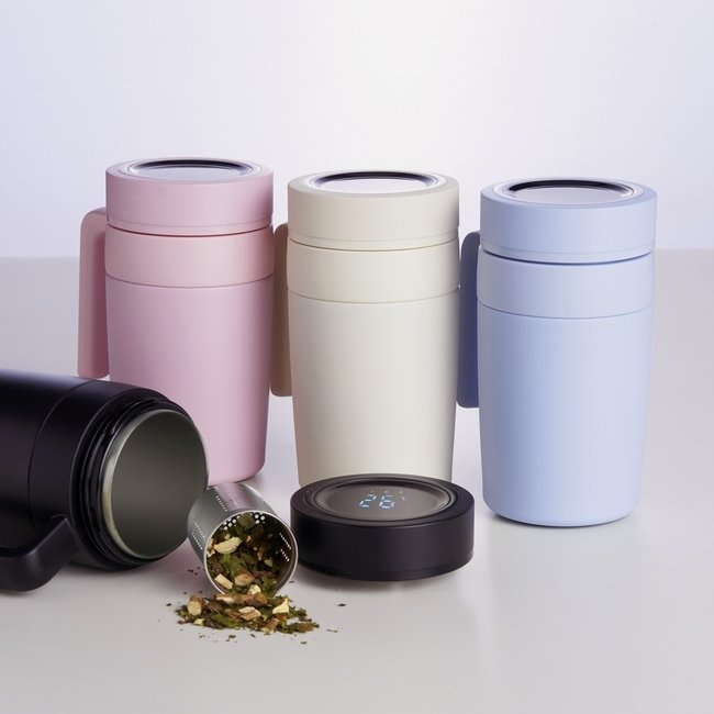 Caneca-Termica-Inox-500ml-com-Display-LED Caneca Térmica Inox 500ml com Display LED